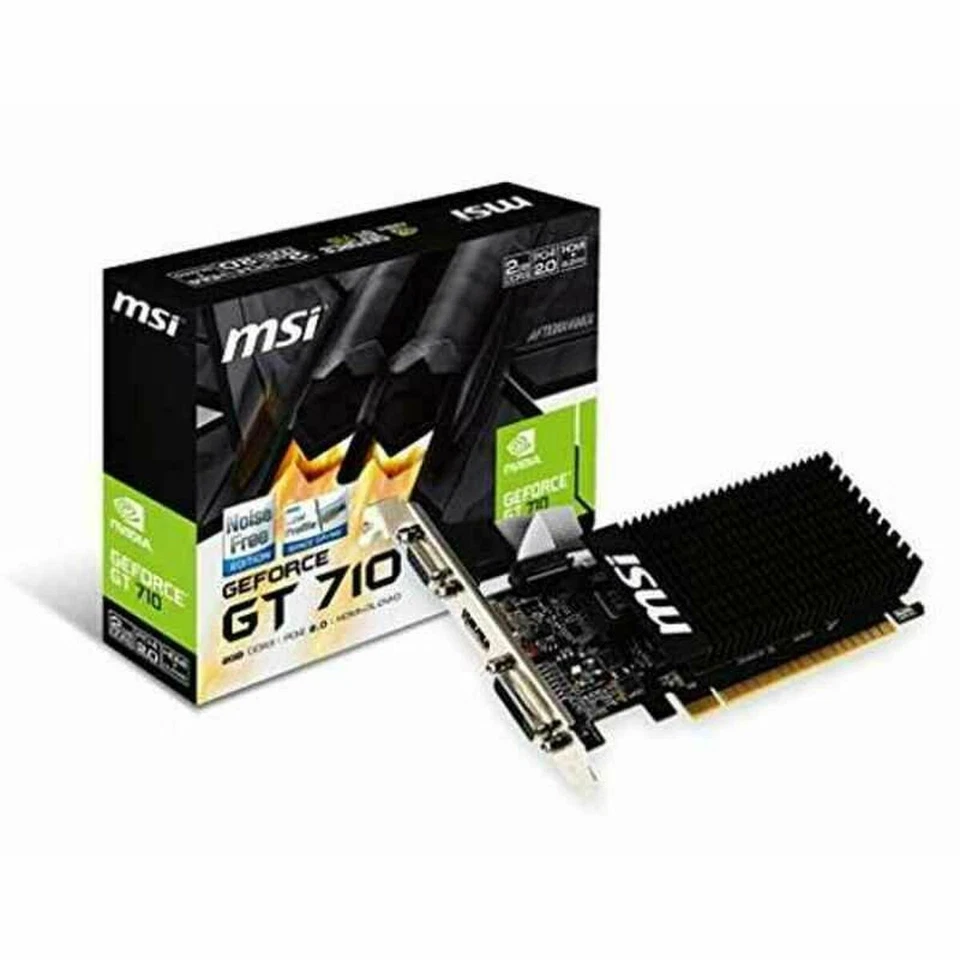 Scheda Grafica MSI GeForce GT710 2 GB DDR3 GDDR3 - Immagine 1 di 1