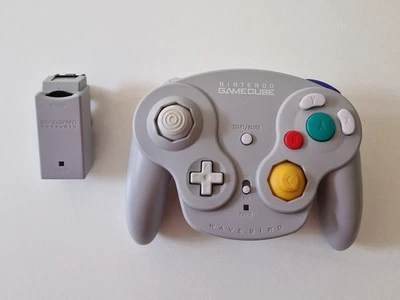 Nintendo Gamecube WaveBird Wireless (1610966) Controller + Empfänger - Bild 1 von 4