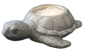 Cracker Barrel Ceramic 6in Turtle Scrubby Holder Rustic Blue AA02B19026 - Picture 1 of 7