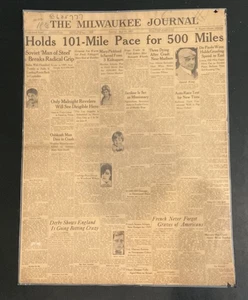 Rare Joseph Stalin 5/31/1925 Newspaper Cover Article Soviet "Man of Steel" - Picture 1 of 6