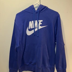 Nike Sportswear Club Sudadera con Capucha Polar Para Hombre Mediana Gráfico Pullover Sudadera Azul - Imagen 1 de 6
