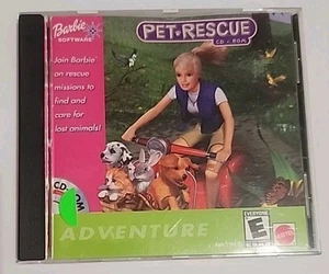 Super Limpio Barbie Mascota Rescate PC Juego de Computadora Windows CD-ROM Excelente Como Nuevo - Imagen 1 de 4