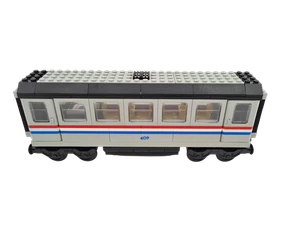 Lego® FERROCARRIL TREN 9V RC 4558 vagón GRIS Metroliner  - Imagen 1 de 1