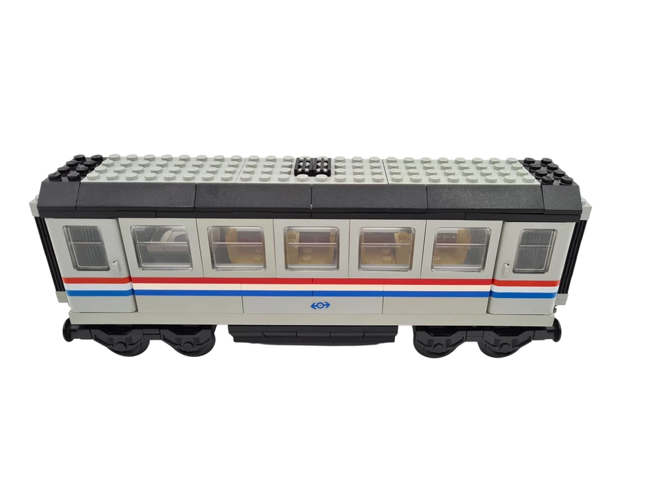 Lego® FERROCARRIL TREN 9V RC 4558 vagón GRIS Metroliner  - Imagen 1 de 1