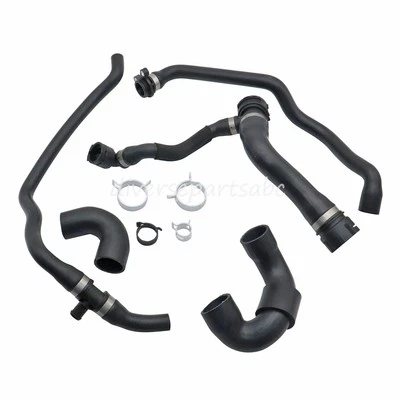 Nuevo juego de 5 mangueras de refrigerante de radiador de agua para BMW X5 xDrive35i X6 xDrive35i Foto 1 de 4