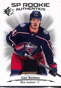 Cole Silver Upper Deck 2021-22 SP Rookie Authentics #108 Blue Jackets - Bild 1 von 2