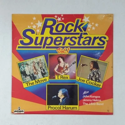 ROCK SUPERSTARS Joe Cocker, T Rex, Procol Harum SHM957 LP Vinyl VG+ Cvr VG+ UK - Image 1 of 3