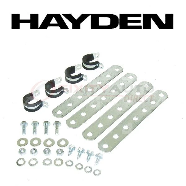 Hayden Engine Oil Cooler Mounting Kit for 1963-1966 Jeep F-134 - Belts cn - Imagem 1 de 4