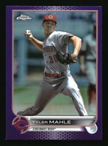 2022 Topps Chrome Update Purple Refractor Tyler Mahle #USC57 Cincinnati Reds - Picture 1 of 2