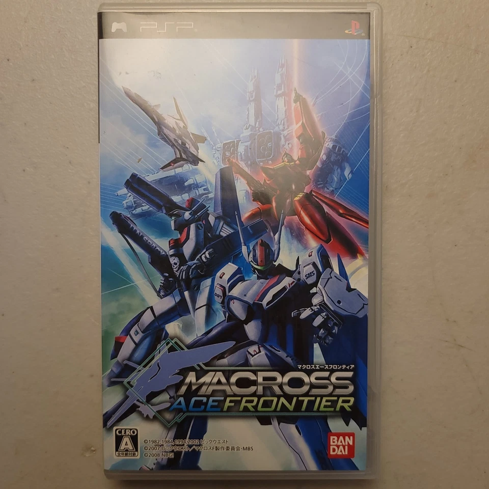 Macross Ace Frontier Sony PSP Japanese Import Game No Manual US Seller  - Image 1 of 4