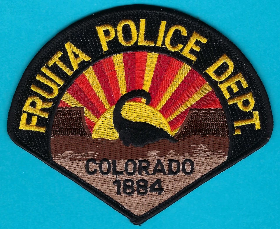 PARCHE HOMBRO DINOSAURIO POLICÍA FRUITA COLORADO Foto 1 de 1