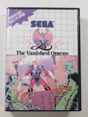 YS THE VANISHED OMENS SEGA MASTER SYSTEM (MS) USA (SANS NOTICE - WITHOUT MANUAL) - Photo 1/4