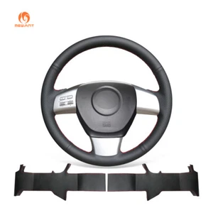 MEWANT Hand Sew Artificial Leather Steering Wheel Wrap for Mazda 6 Mazda 8 CX-9 - Picture 1 of 7