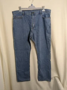 Marks & Spencer Mens Blue Jeans Denin casual Trousers Plus Size W42 Pants - Picture 1 of 10