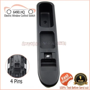 Interruptor de control de ventana eléctrico 6490HQ para Peugeot 207 lado pasajero 4 pines - Imagen 1 de 6