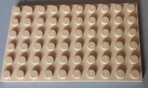 Lego Platte Bauplatte 6x10 beige 3033 Zubehör Grundplatte - Bild 1 von 1