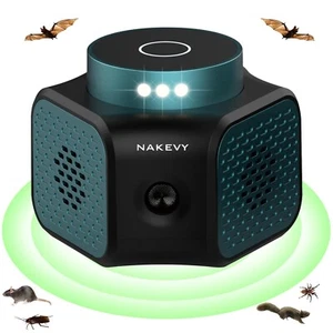 360° Ultrasonic Rodent Repellent Device Indoor Plug in - Electronic Mouse S - Picture 1 of 9