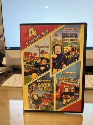Fireman Sam 4 Feature DVD Set - DVD - Kids Movies Tv Shows  Rare Oop HTF! - Image 1 of 4