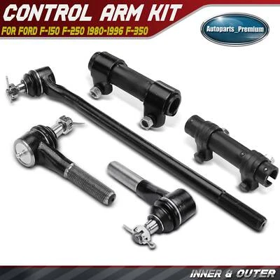 5件装内外扎杆端适用于福特F-150 F-250 1980-1996 F-350 F-100皮卡 — 第 1/4 张图片