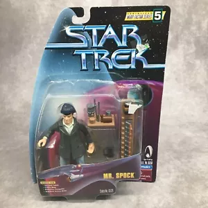 STAR TREK Warp Factor Series 5 Mr. Spock Galactic Gear Playmates Figure - Picture 1 of 13