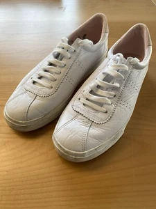 SUPERGA Sneaker Damen Größe 41 Weiß Wildleder Comfleau 2843 wie NEU - Bild 1 von 5
