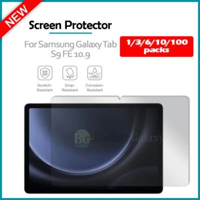 1-100 LOT LCD Ultra Clear HD Screen Protector for Samsung Galaxy Tab S9 FE 10.9 - Image 1 of 4