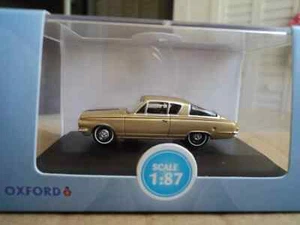 Oxford Diecast 87PB65001 HO Scale 1965 PLYMOUTH BARRACUDA * New Sealed Box - Picture 1 of 5
