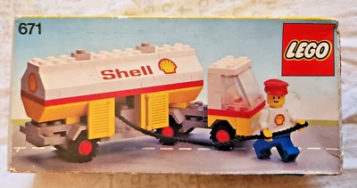 LEGO Town 671 -Shell Petrol Tanker (1978) NISB - Image 1 of 4