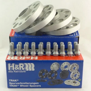 H&R Spurverbreiterung 40/40mm silber für Alfa 4C 4C Spider Typ 960 961 Fiat 500 - Imagen 1 de 4