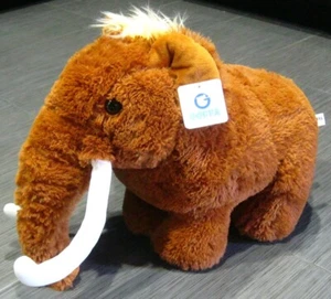 18" GOFFA Woolly MAMMOTH Mammuthus Prehistoric Elephant Plush Animal New w/Tag - Picture 1 of 2