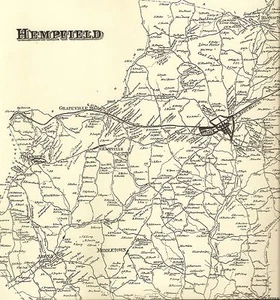 Hempfield New Stanton Youngwood Hannastown PA 1867 Maps Landowners Names Shown - Picture 1 of 1
