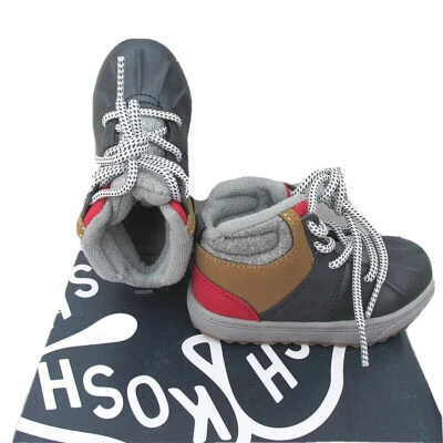 NEW BABY TODDLER BOYS OSHKOSH WISTMAN DUCK ANKLE HIKING BOOTS BOOTIES SZ 5 - Image 1 of 4