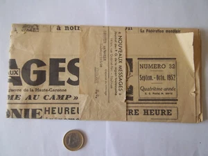 document journal des prisonniers de guerre région Toulousaine 1952 Haute Garonne - Picture 1 of 3