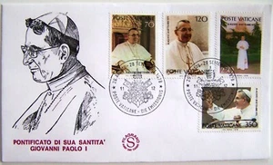 Vatican 1978 - FDC Pontificato di sua santita Giovanni Paolo I - Picture 1 of 2
