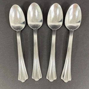 Oneida KIMBRA USA Flatware Stainless Lot of 4 TEASPOONS Discontinued - Picture 1 of 6