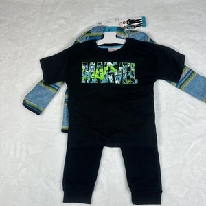 Character Kids Boys 3-piece Sweater Fleece Set ~ MARVEL size 4T - Picture 1 of 5