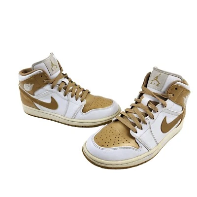 Talla 8 EE. UU. - Air Jordan 1 Phat Blanco Metálico Dorado 364770-130 Foto 1 de 4
