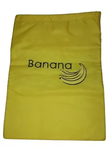 Nylon Yellow Draw String Banana Sack - Picture 1 of 5