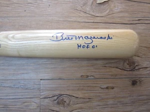 Bill Mazeroski Autograph Signed Bat HOF 01 Pittsburgh Pirates JSA - Picture 1 of 4
