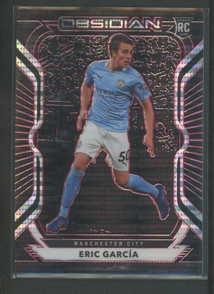 2020-21 ERIC GARCIA 06/28 PANINI OBSIDIAN RED PULSAR ROOKIE RC