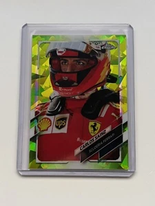 2021 Topps Chrome F1 Sapphire Carlos Sainz /199 Chartreuse Refractor #54 - Bild 1 von 2