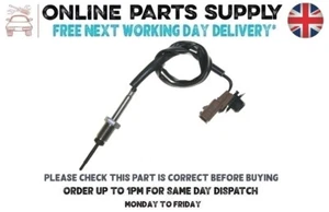 Exhaust Gas Temp Sensor for RENAULT GRAND SCÉNIC MK3 1.9 dCi Fits Before Turbo - Picture 1 of 18