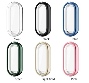 Case For Xiaomi Mi Band 8 Screen Protector Protective Plating Cover Shell Bump - Picture 1 of 18