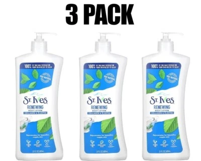 St. Ives, PACK DE 3, Loción Corporal, Renovadora, Colágeno y Elastina, 21 fl oz (621 ml) Foto 1 de 4