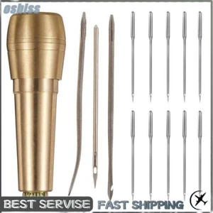1 set riparazione scarpe da cucire strumento da cucire ago gufo pelle stivali artigianali kit strumento US - Foto 1 di 5