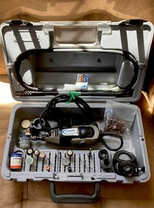 DREMEL MULTIPRO VARIABLE SPEED MODEL 395 W/ FLEX-SHAFT 225, CASE & ACCESORIES - Picture 1 of 7