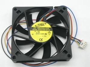 ADDA 8015 AD0824MB-D9FGP 24V 0.15A 8CM 80mm Lighting Fan 4pin - Picture 1 of 3