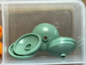 LEGO Parts - Sand Green Dish 3 x 3 Inverted (Radar) - No 43898 - QTY 5 - Picture 1 of 1