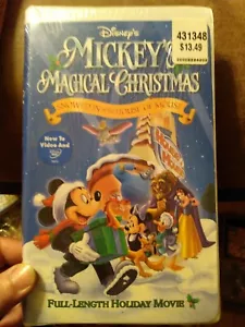 Mickeys Magical Christmas Snowed In at the House of Mouse VHS SEALED - Picture 1 of 2