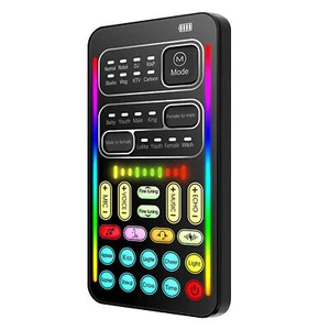 8 Mode Voice Changer Sound Card For Mobile Phone Tablet Sound Changer Device - Picture 1 of 12